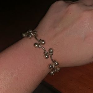 Silpada Silver Interlocking Bracelet